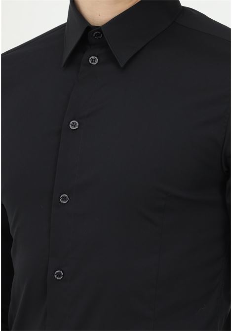Camicia elegante nera da uomo PATRIZIA PEPE | 5C0017/A01K102